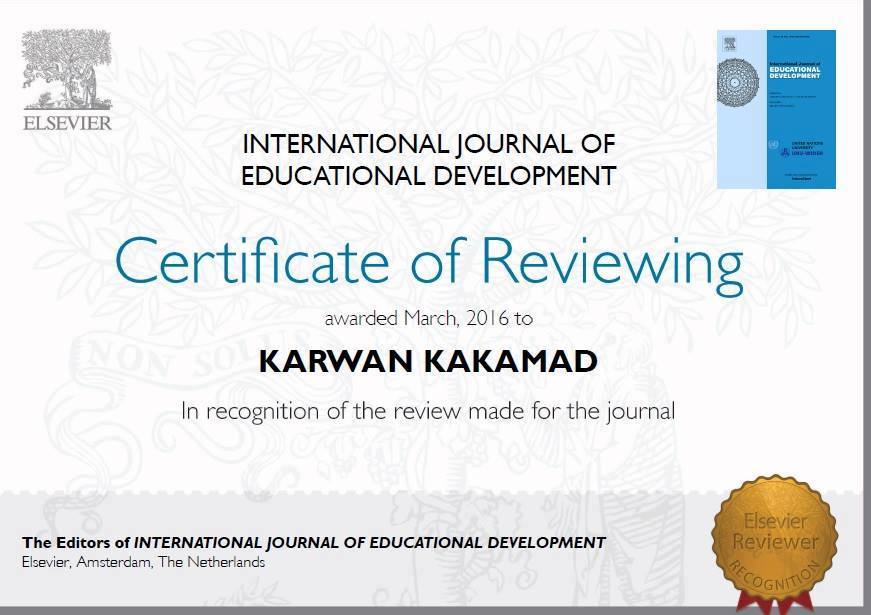 Karwan Kakabra Certificate